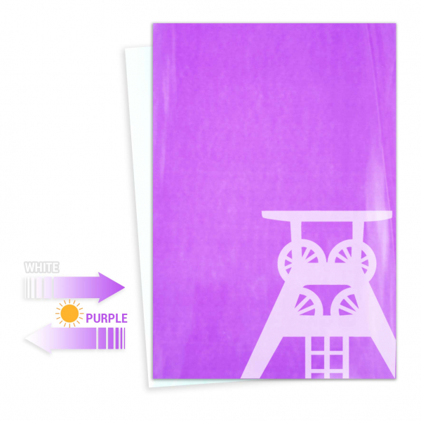 craftcut® Farbwechsel UV White to Purple